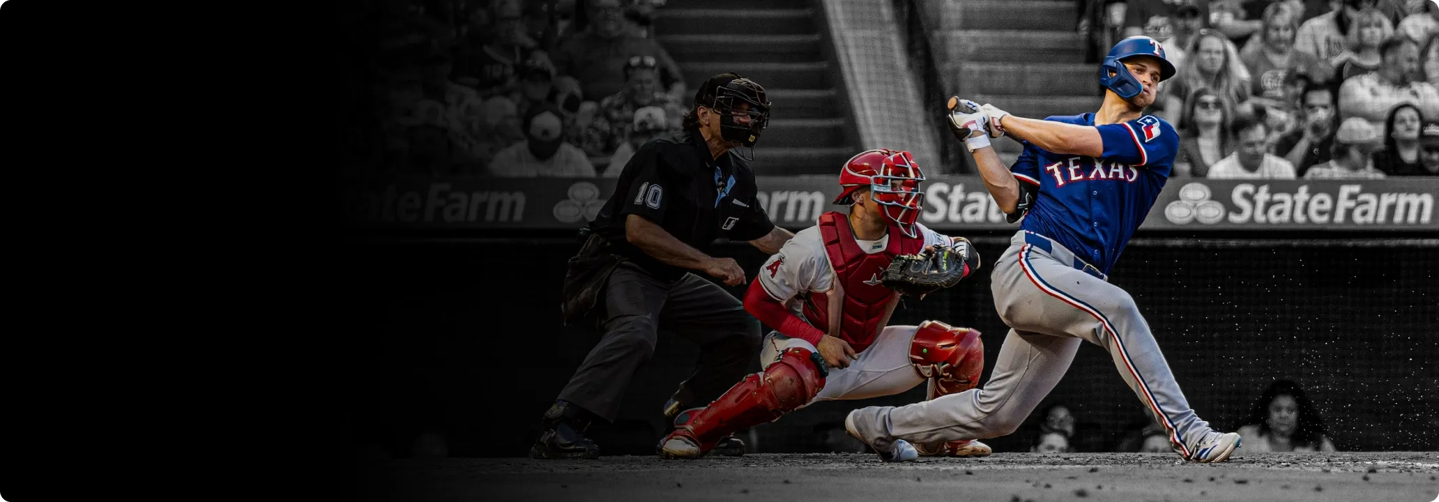 Watch the Texas Rangers Live on Victory+ background